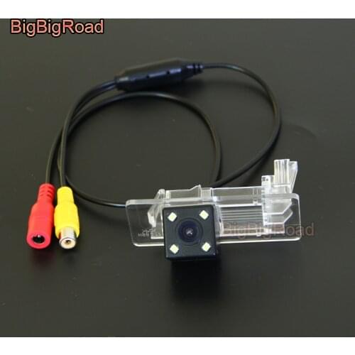 BigBigRoad For Skoda Rapid Hatchback / Liftback 2012-2015/ Octavia 3 Wireless Camera Car Rear View Backup Reverse parking Camera
