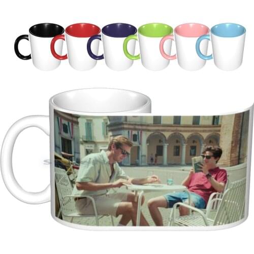 Call Me By Your Name Ceramic Mugs Coffee Cups Milk Tea Mug Call Me By Your Name Timothee Chalamet Movies Cute Peach Armie