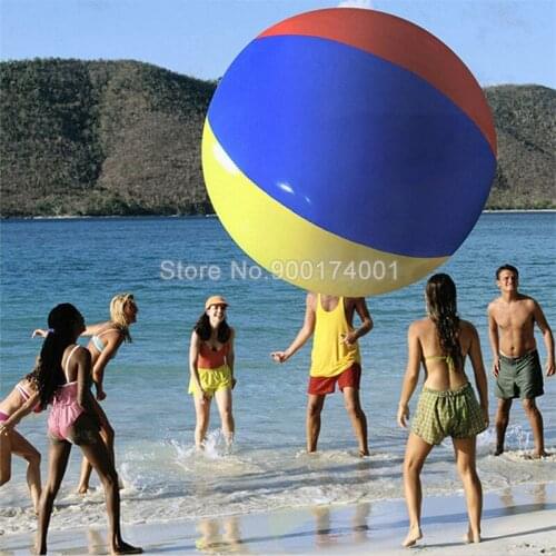 Inflatable Giant Beach Ball Free Shipping 2m(78 Inch) Giant Commercial Pvc Rainbow Beach Ball Inflatable Beach Ball For Sale