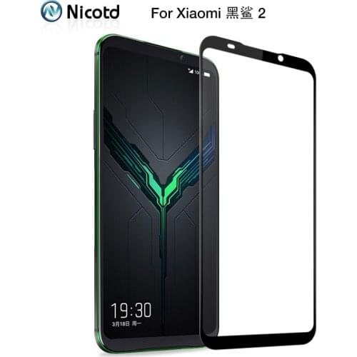 Nicotd 9h Screen Protective film For Xiaomi Mi Blackshark 2 Full Cover HD Tempered Glass For Xiaomi Black shark2 Protective Film