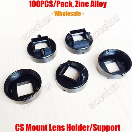 Wholesale 100PCS/Pack Metal CS Mount Lens Holder Support Connector Adaptor Bracket for CCTV Security Camera PCB Module Board