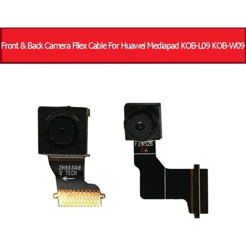Front & Rear Main Back Camera Fllex Cable For Huawei Mediapad T3 8.0 KOB-L09 KOB-W09 Samll Big Camera Module Replacement Parts