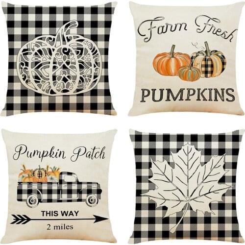 Pumpkin Cushion Cover Hoga 45x45cm Decorative Funda Cojines Housse De Coussin Nordic Home Decoration for Car Sofa