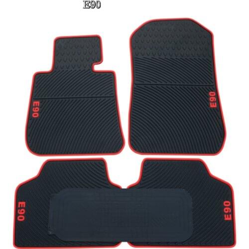 Custom Waterproof Durable Non Slip Carpets Rubber Car Floor Mats for BMW E39 E46 E60 E90 E91 E92 3seires 5 Series