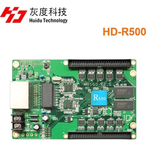 Huidu R500 receiving card support receiving HD C10C HD C35 HD T901 receiving card work with VP210 HD-VP210 led video processor