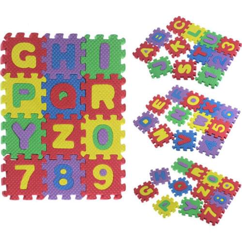 Developmental Toy baby toy 36Pcs Baby Child Number Alphabet EVA Puzzle Foam Maths Educational Toy Gift,Toys for Baby B0804