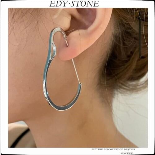 EDY 2021 New Personality Exaggerated Metal Bow and Arrow Geometrically Irregular Stud Earrings For Women Girls Party Jewelry