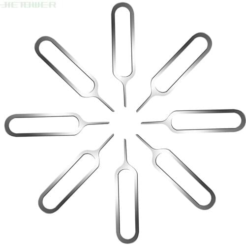 30000pcs/lot Sim Card Eject Pin Key Tool Needle SIM Card Tray Holder Eject Pin for IPhone7 6 5 for Xiaomi3 for Samsung