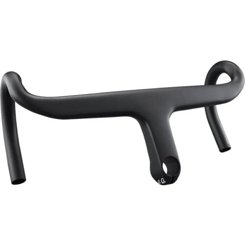 T1000 Carbon Road Bike Bicycle Integrated Handlebar Racing Bike Handlebar With Stem For 28.6mm Bicycle Parts