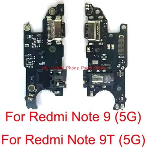 USB Charging Dock Board Port Flex Cable For Redmi Note 9 Note9 (5G) USB Charger Port Dock Flex Cable For Xiaomi Redmi Note 9 5G