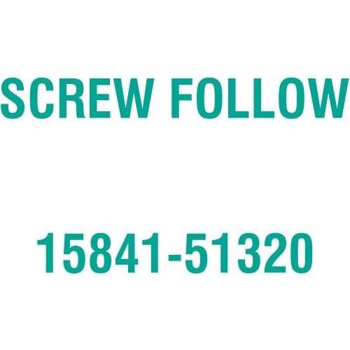 For Kubota 15841-51320 SCREW FOLLOW