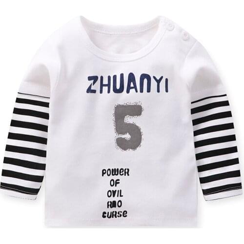 ZWF816 Autumn Girls T Shirt Cotton Tops for Kids Cartoon Children Shirts Long Sleeve Baby Blouse Toddler Clothing Girls Tops