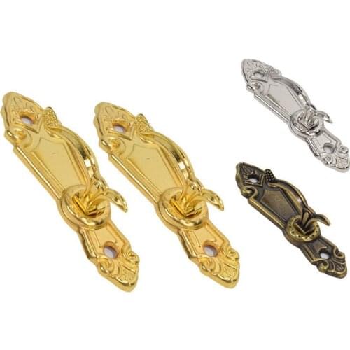 2PC Curtain Hooks Zinc Alloy Tieback Wall Pothook Door Cabinet Decoration Handle Clothes Hanger Key Bracket Hardware Accessories