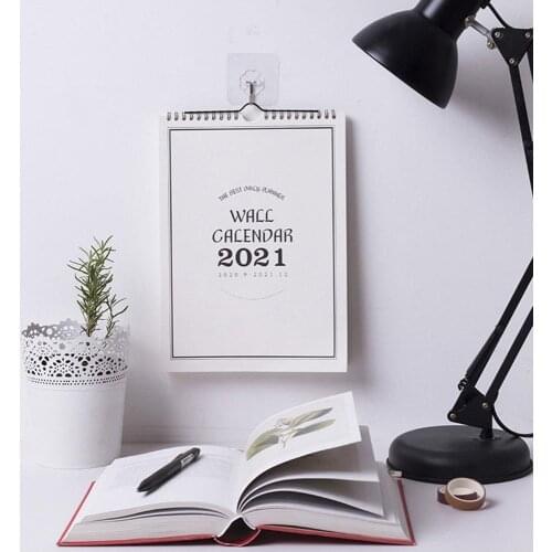 2021New Simple Wall Calendar Weekly Monthly Planner Agenda Wall Calendar Schedule Office Home Hanging Organizer Planner