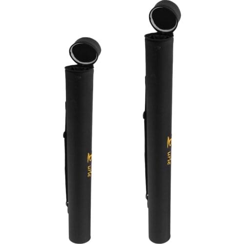 2x Waterproof Fly Fishing Rod Tube Hard Case Organizer Holder