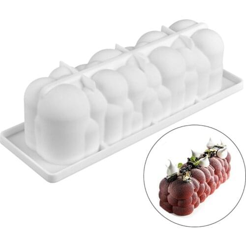 3D Cloud Bubble Cake Mold Silicone Baking Molds Chocolate Mousse Cake Decoration Kitchen Tool Mould Bakeware Easy Clean