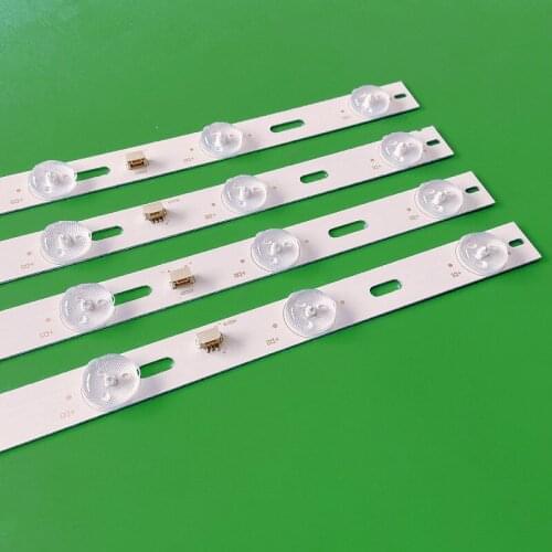 4pcs LED backlight 9 lamp for 43PFF5021 43PFF5011 T4312M LD43V22S DLED43GC4X9 DLED43GC 4X9 GC43D09-ZC23FG-01 ZC21FA