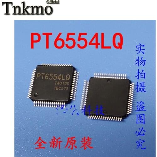 5PCS 10PCS 20PCS PT6554LQ LQFP-64 PT6554L LQFP64 PT6554 6554LQ 6554 LCD driver IC New and original