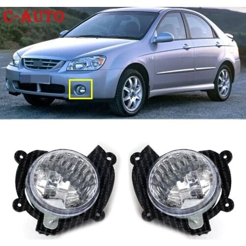 Car Front Left Right Fog light Driving Car Front Bumper Grille Signal fogLamp For Kia Cerato 2005 2006 Fog Lights Assembly