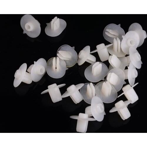 Beler 25Pcs 71144SR3A00 Nylon Bumper Grommet Nut Clip Retainer Fit for Honda Civic Accord CR-V Acura