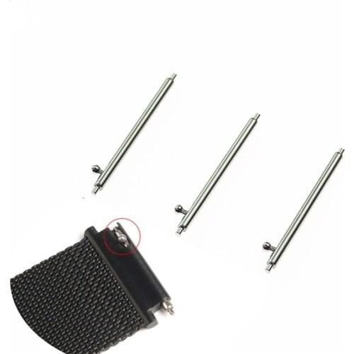 6pcs Quick Release Spring Bar Stainless Steel Watch Strap Pins 1.8mm Diameter with Push Button 18 20 22 23mm Watchband Link Tool