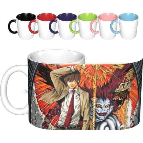 Kira The Judgement Ii Ceramic Mugs Coffee Cups Milk Tea Mug Trends Book Novel Cartoon Movie Rnpars Anime Lofi Death Death Death