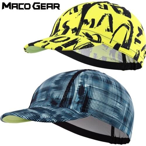 Summer Cycling Hat Sports Running Cycling Bike Riding Hats Fishing Bicycle Baseball Elastic Helmet Liner Caps Men Women Fashion