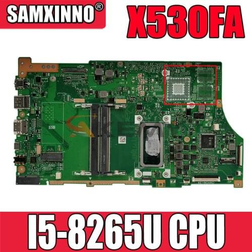AKEMY Motherboards X530FA Laptop motherboard for ASUS X530FN X530F S5300F 100% TEST original mainboard I5-8265U
