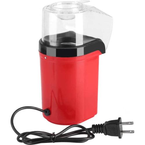 Mini Electric Corn Popcorn Maker Hot Air Popcorn Popper Maker Home Use Automatic Popcorn Mini Machine 110V US Plug