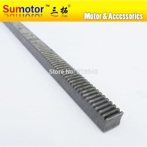 Mod 1 12x12x1000mm spur Gear rack right teeth WIDTH 12MM HEIGHT 12MM LENGTH 1000mm 45# steel Transmission CNC parts modulus 1 M1