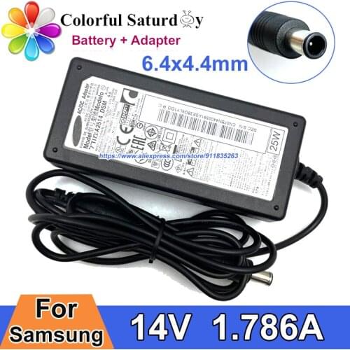 Genuine For SAMSUNG LCD MONITOR S20C300BL S24D390HL S24F350FHULC24F390FHN LS24F350F A2514_DPN Power Adapter 14V 1.786A A2514_DSM
