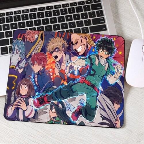 XGZ The Japan Hot Popular Comic My Hero Academia Anime Boku No Hero Pattern Printed Game Mousepad Gaming Mouse Pads Desk Mats