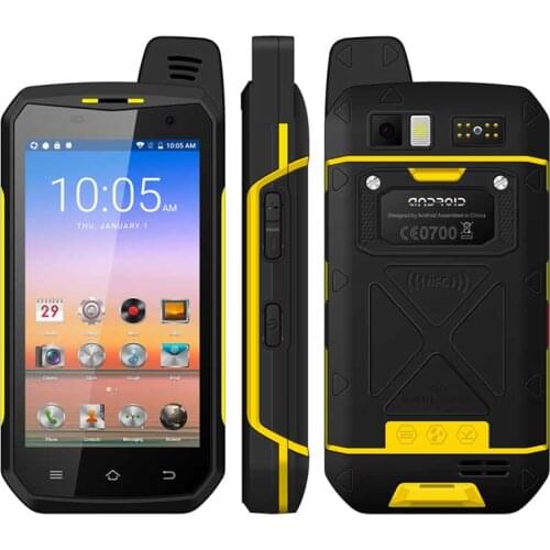 4G LTE Zello PTT Walkie Talkie B6000 Android6.0 5000mAh IP68 Waterproof NFC Mobile Phone Support Wireless GPS WIFI SOS Function