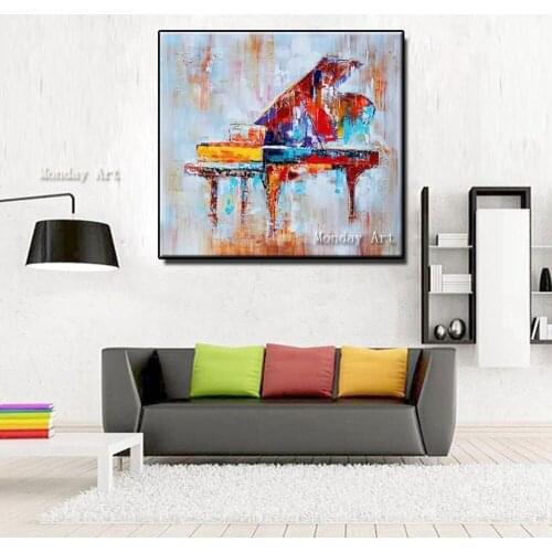 Handmade Abstract Canvas Oil Painting Hand Painted paino Painting abstract still life oil painting Home Decor Wall Art painting
