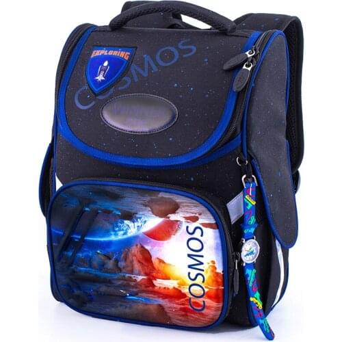 Top-Quality Cartoon School Backpacks for Boys 1-4 Grade Orthopedic Backpack 2021 New School Bag Kids Satchel Knapsack Mochila