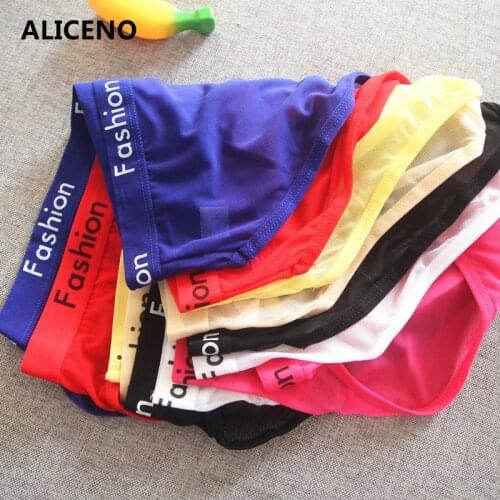 Plus Size XL Mesh Letter Print Sexy Ladies Cotton Transparent Panties lingerie Fashion Low-Rise Women Underwear Seamless Briefs