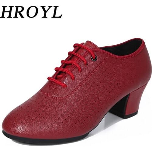 New breathable shoes women dance shoes lace up two point Soles heels women ballroom latin dance shoes big size 34-42