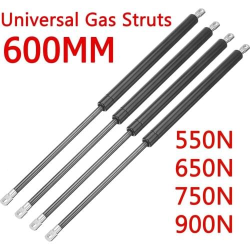 1/2pcs 600mm 100-900N Car Gas Strut Bars Gas Spring Hood Support Rod Shock Lift for RV Bed Window Bus Caravans