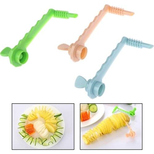 Spiral Slicer Cutters Vegetable Cutting Models Potato Cutter Kitchen Supplies