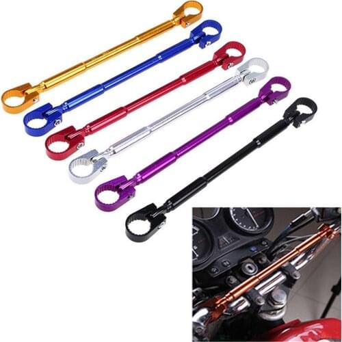 2Pcs 22mm Universal Motorcycle Aluminium Alloy Strengthen Handlebar Balance Handlebar Crossbar Motocross Handle Bar Accessories