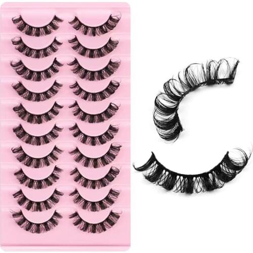 New 5 pairs false eyelashes natural mink eyelashes handmade 3d mink lashes dramatic false eyelash for makeup maquiagem mink cilo