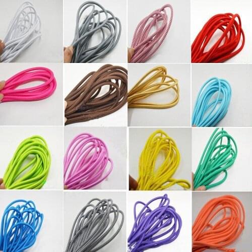 8M Fabric Cable Cord Vintage Pendant Light Electrical Wire Twist Braided Retro Textile Electric Wire lamp Woven Braided Cables
