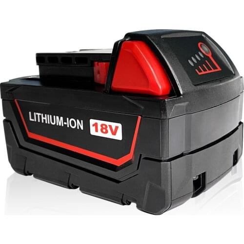 M18 6.0Ah Battery Compatible with Milwaukee 18V Battery 48-11-1820 48-11-185048-11-1828 48-11-10 Cordless Power Tools Batteries