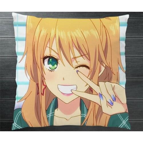 Anime Citrus Aihara Yuzu Aihara Mei Couple Two Side Pillowcase Pillow Case Cover Otaku Manga Cosplay Gift BED/SOFA/CAR Decor P8