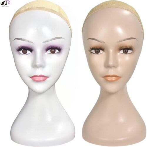 Bolihair Free Shipping Professional Female Training Head Mannequins Wig Stand Model Head For Wigs Hat Scarf Display