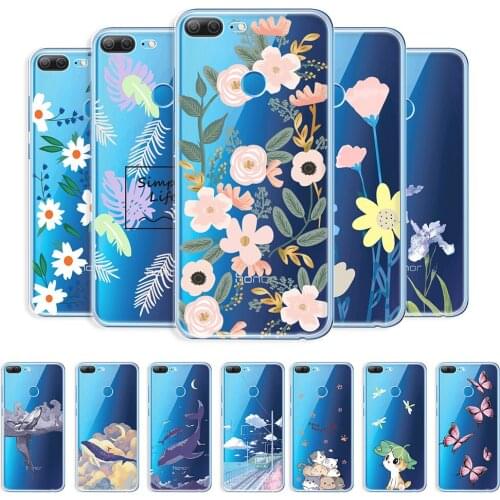 For Honor 9 Lite Case Fashion Cover For Honor 9 Lite Transparent Phone Case For Huawei Honor 9 Lite Clear Protective Fundas 5.65