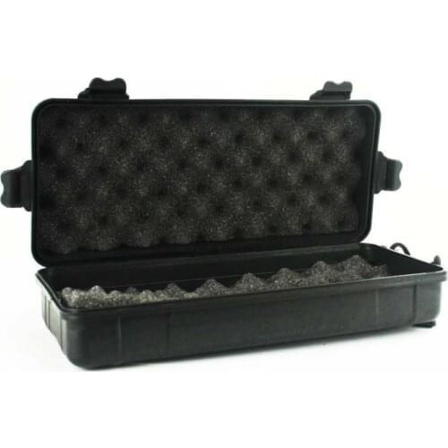26x12x8cm Outdoor Shockproof Sealed Safety Case Plastic Tool Box Safety Equipment instrument Box Storage Carry Box