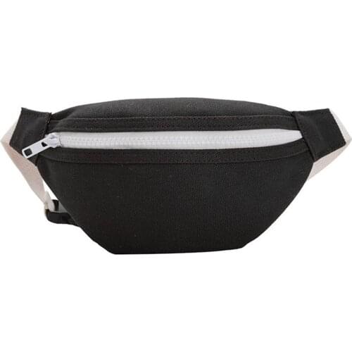 Childrens Mini Waist Bag Canvas Kids Red Fanny Pack Boys Girls Phone Wallet Chest Bag Baby Belt Bag Waist Packs