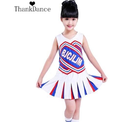 Children Classs Calisthenics Suit Girl School Uniforms Set Kid Girls Student Competition Suit Girl Cheerleader Suits