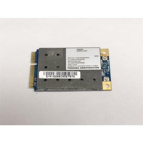 FOR TOSHIBA PA3503U-1MPC, ATHEROS AR5BXB6, 802.11A/B/G WIRELES MINI PCIE, WLL4080-D